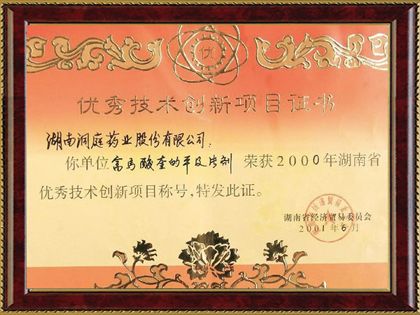 湖南省優(yōu)秀技術(shù)創(chuàng)新項(xiàng)目